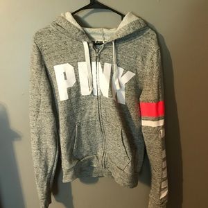 Medium pink zip up